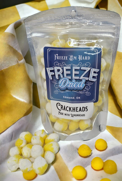 4oz SIZE Bag   Freeze Dried "Crackheads - Lemon Candy"