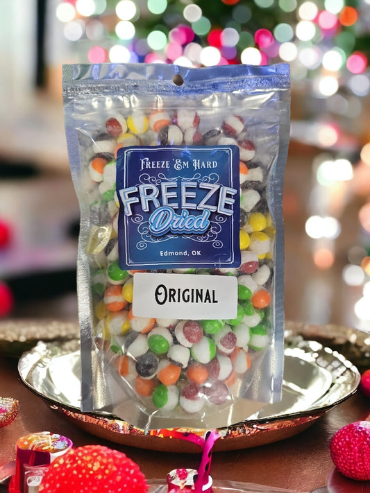 8oz MOTHERLOAD SIZE - Freeze Dried ORIGINAL Candy Fruit Flavored Crunch ( Skittles )