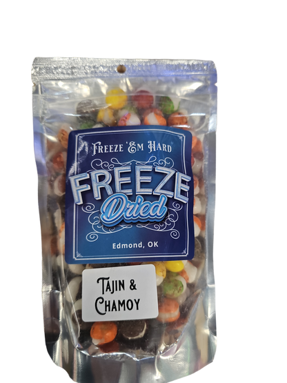 Freeze Dried Tajin & Chamoy Fruit Flavored Crunch  - Medium 5x7 Size Bag - Freeze 'em Hard